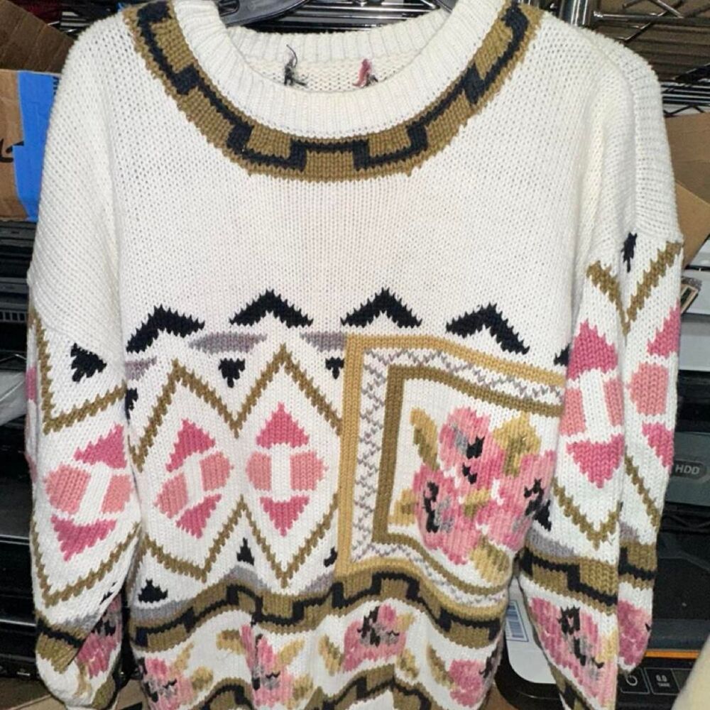 Unbranded Women's multi Jumper Knit Sweater Pullover Fall Christmas